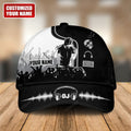 FUNSTUFFPRINT Personalized Name Disc Jockey Q5 Classic Cap, Dj hat for men, Gift for Dj player