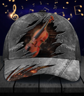 FUNSTUFFPRINT Violin Classic Cap, Gift for Music Lovers, Violin Lovers