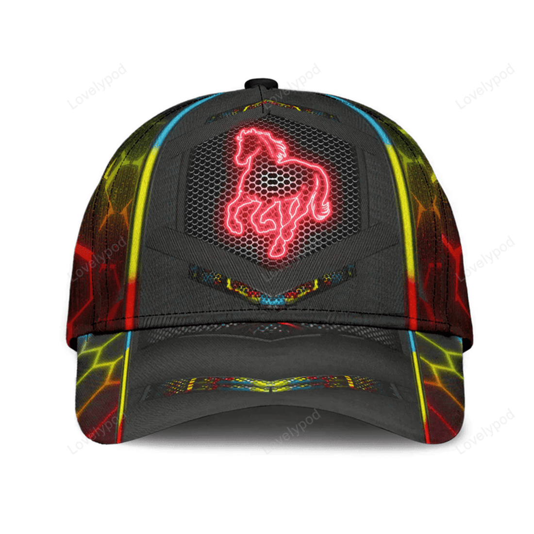 FUNSTUFFPRINT Horse Classic Cap, Gift for Horse Lovers. Horse hat for men and women
