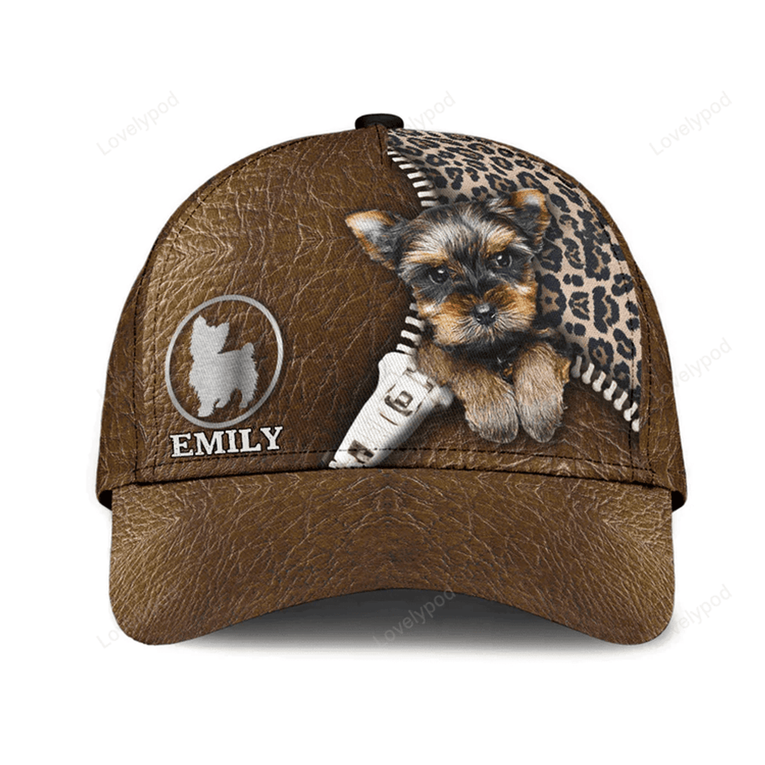 FUNSTUFFPRINT Yorkshire Classic Cap, Gift for Yorkshire Lovers, Gift for dog lover, Yorkshire hat for men and women