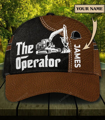 FUNSTUFFPRINT Personalized Excavator Classic Cap, Excavator basseball cap hat for men and women