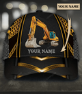 FUNSTUFFPRINT Personalized Excavator Classic Cap, Excavator hat for men and women