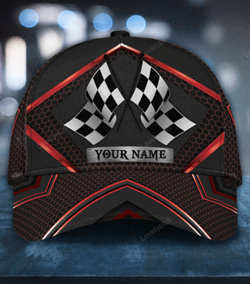 FUNSTUFFPRINT Personalized Racing Classic Cap, Racing hat for men and women