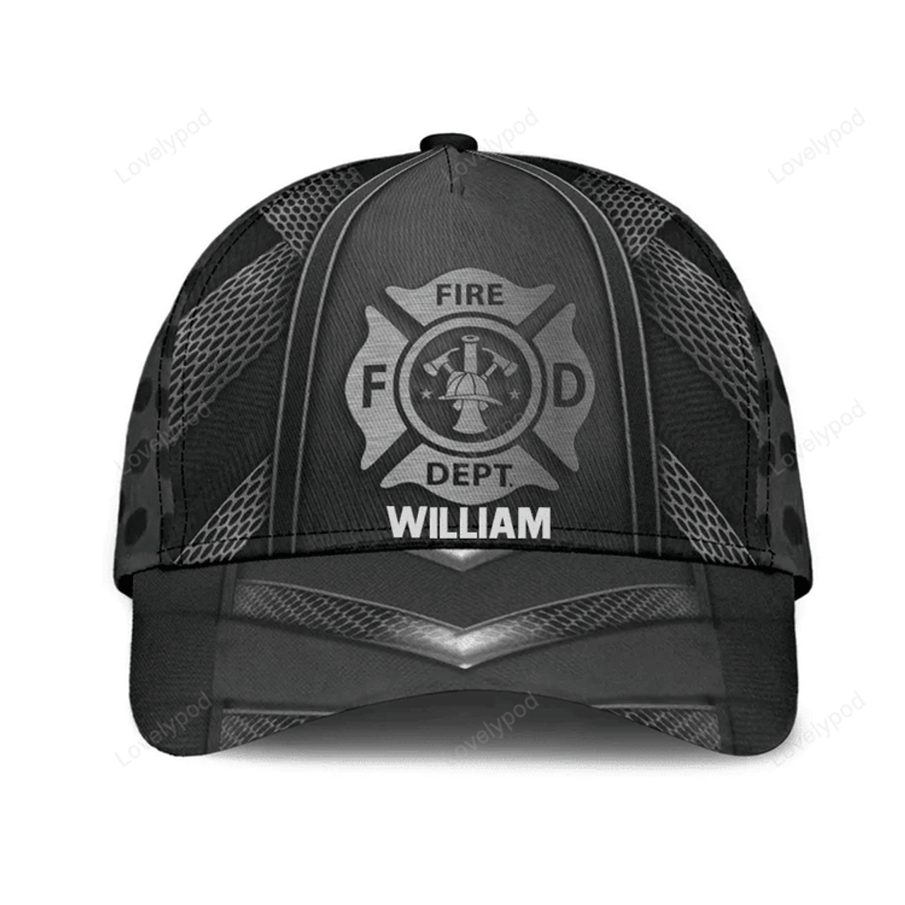 FUNSTUFFPRINT Firefighter Classic Cap, Gift for Firefighters, Firefighter hat for men and women