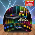 FUNSTUFFPRINT Personalized Name Disc Jockey Classic Cap for Men, Dj cap hat, Gift for Dj player