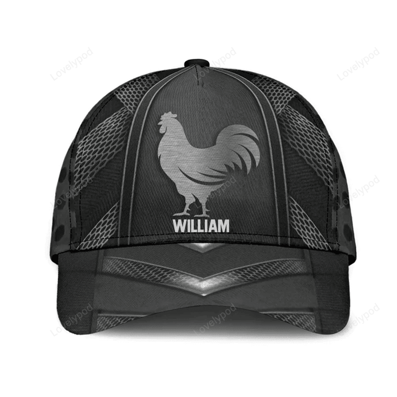 FUNSTUFFPRIT Chicken Classic Cap, Gift for Farmers, Chicken Lovers hat for men and women