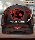 FUNSTUFFPRIT Personalized Poker Classic Cap, Poker Players Hat Cap For Men And Women, Poker Lovers gift