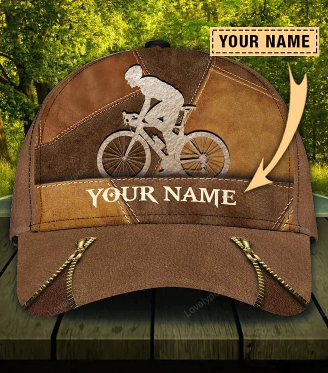 FUNSTUFFPRIT Personalized Cycling Classic Cap, Cycling baseball cap hat for men and women