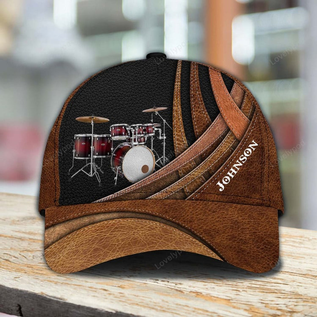 FUNSTUFFPRIT Personalized Drum Classic Cap, Personalized Gift for Music Lovers, Drum Lovers baseball cap hat