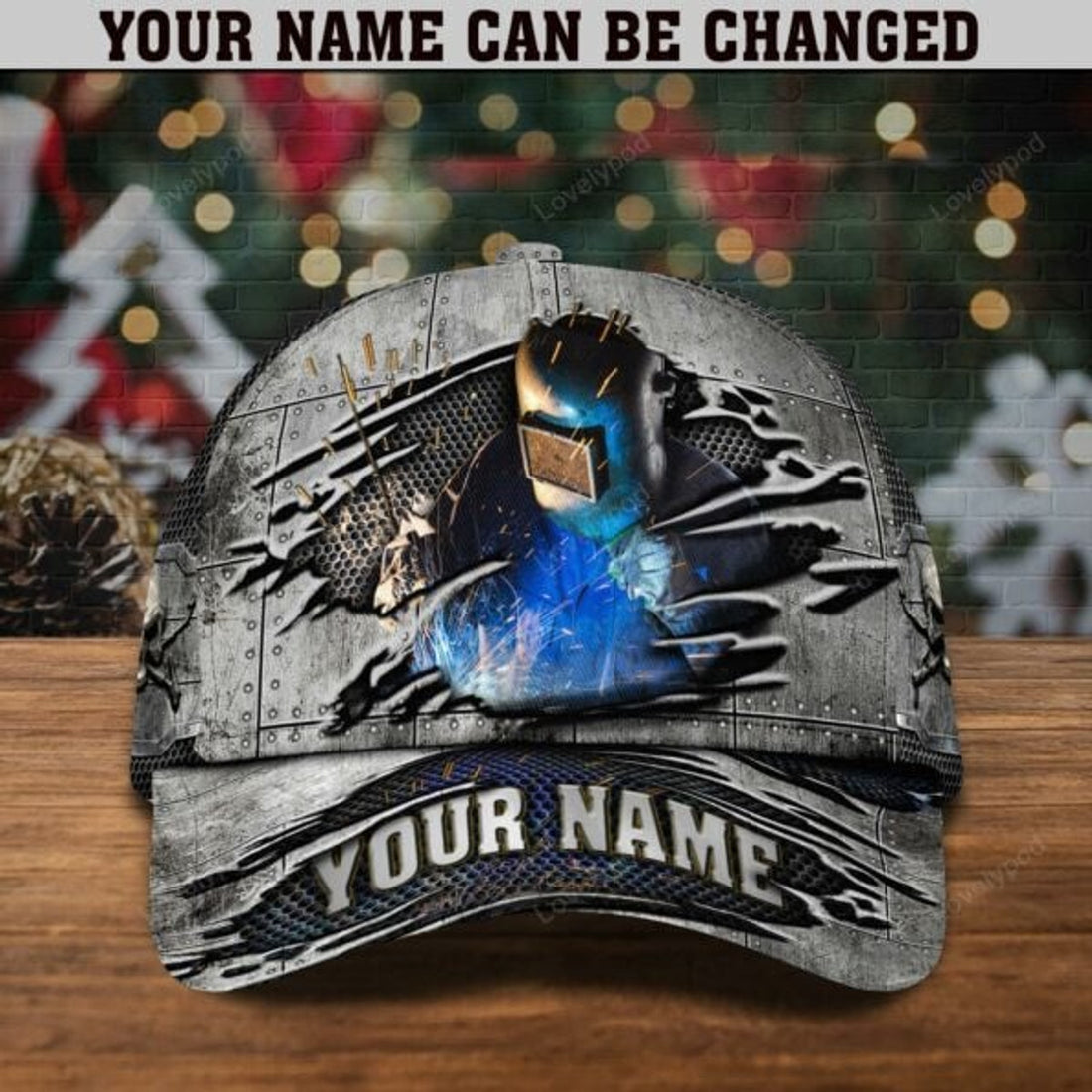 FUNSTUFFPRIT Personalized Welder Cap, 3D Printed Cap, Gift For Welders Custom Classic Cap