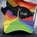 FUNSTUFFPRINT Hope Will Never Be Silent Lgbt 3D Printing Baseball Cap Hat