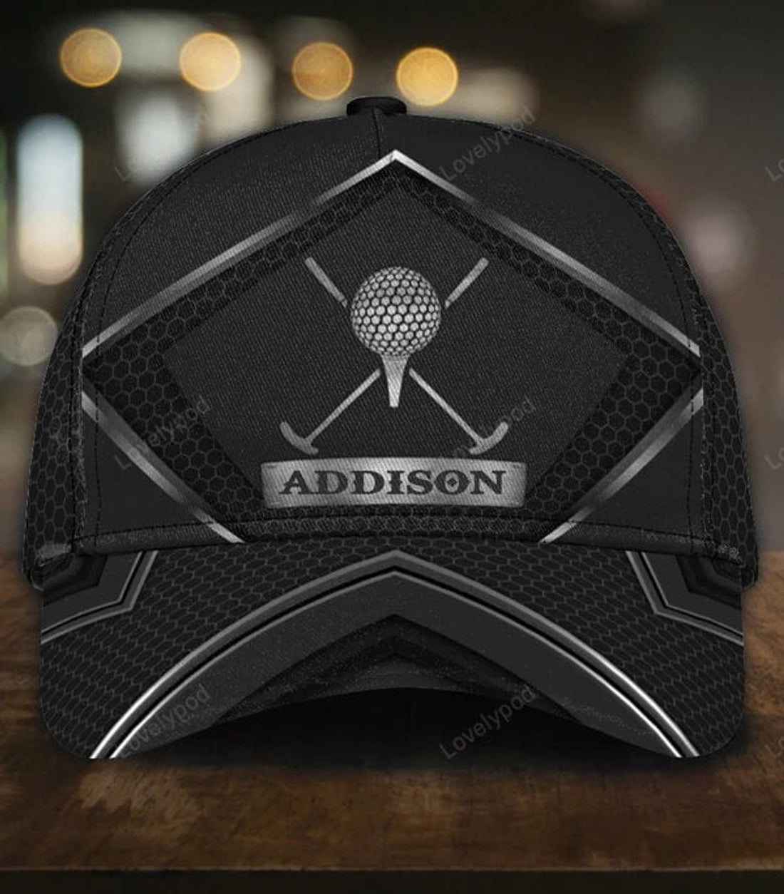 FUNSTUFFPRINT Personalized Golf Classic Cap, Gift for Golf Lovers, Golf Players baseball cap hat