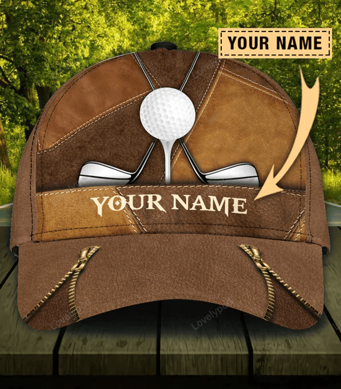 FUNSTUFFPRIT Personalized Golf Classic Cap, Gift for Golf Lovers, Golf Player baseball cap hat for men and women