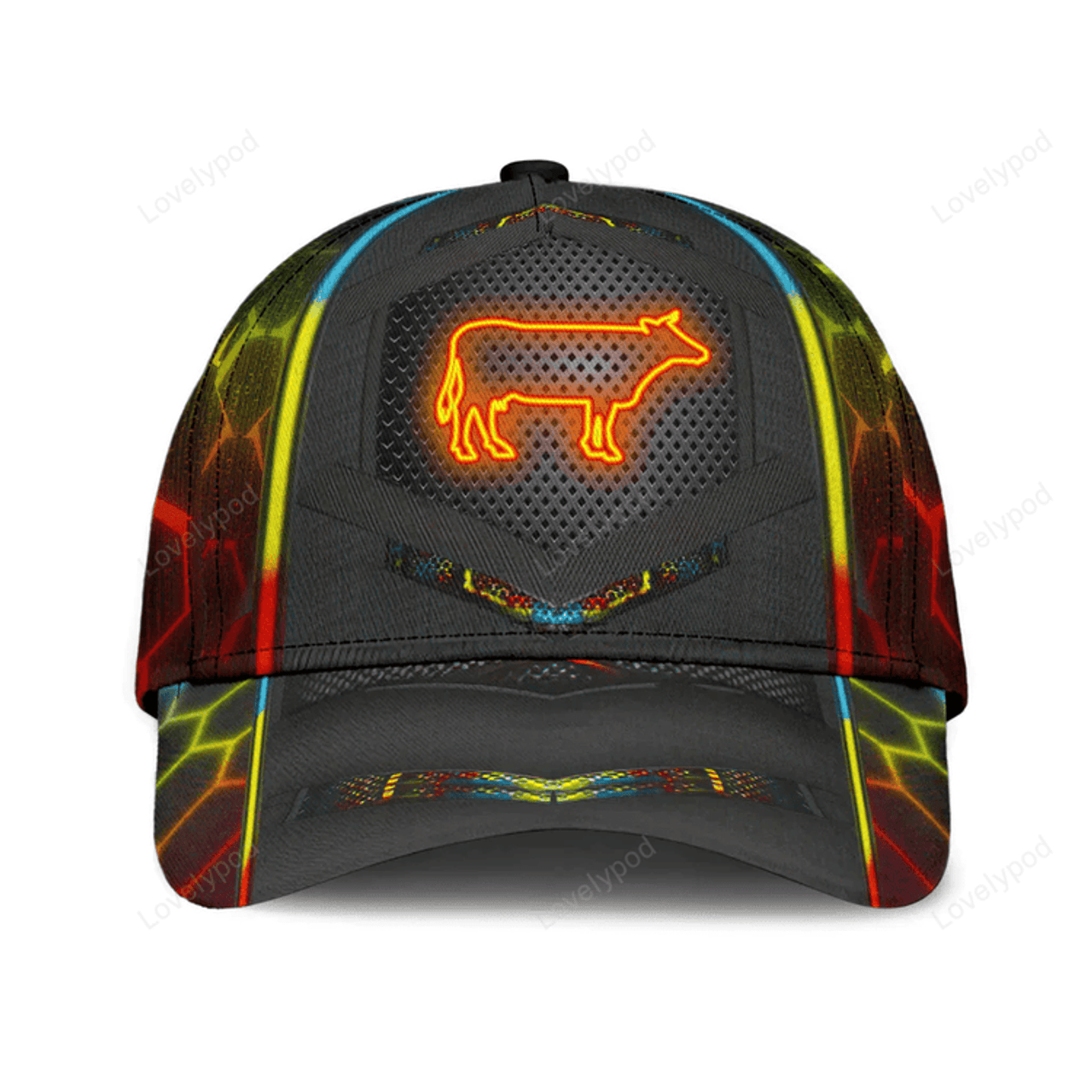 FUNSTUFFPRIT Cow Classic Cap, Gift for Farmers, Cow Lovers hat for men and women
