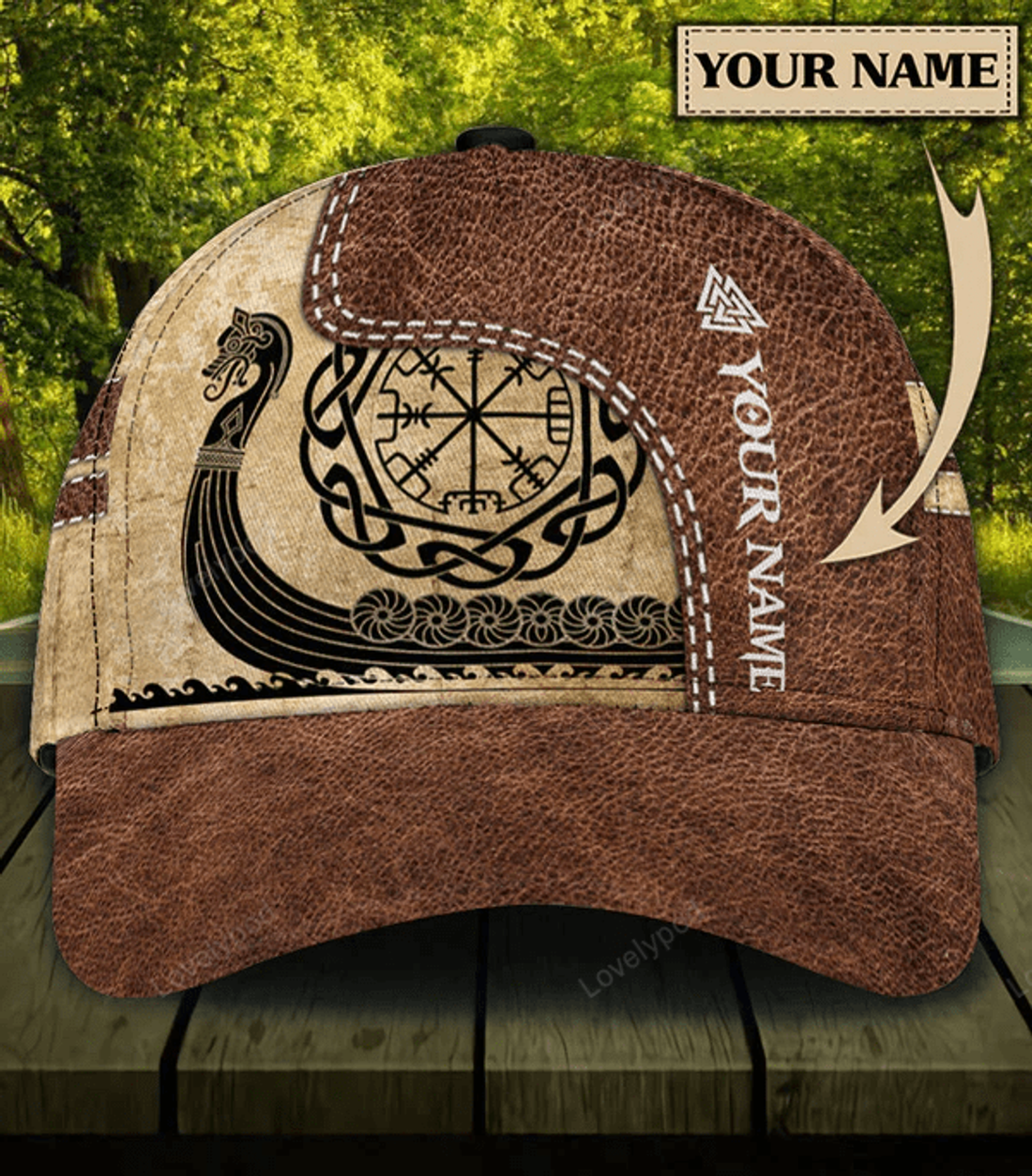 FUNSTUFFPRIT Personalized Viking Classic Cap, Gift for Viking Lovers