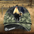 FUNSTUFFPRIT Personalized Full Printed 3D Hat Premium Unique Cap Camo Pattern Rooster, Chicken Cap Hat, Gift To Rooster Lover