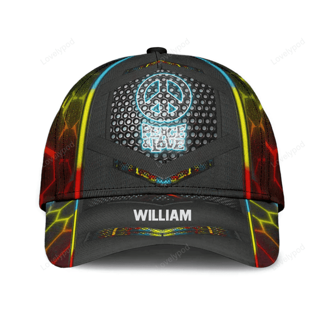 FUNSTUFFPRIT Hippie Classic Cap, Gift for Hippie Life, Hippie Lovers hat for men and women