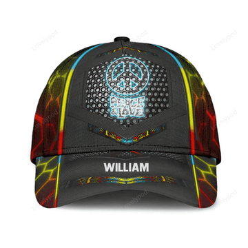 FUNSTUFFPRIT Hippie Classic Cap, Gift for Hippie Life, Hippie Lovers hat for men and women