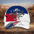 FUNSTUFFPRIT Personalized Texas Baseball 3D Cap, Texas Classic Full Print Cap Hat, American Texas Cap