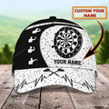 FUNSTUFFPRIT Personalized Baseball 3D Dart Cap, Let's Play Dart Cap Hat, Darter Cap Hat Summer Travel, Gift To Dart Lovers