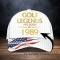 FUNSTUFFPRIT Custom Baseball Golf Caps For Men And Women, Golf Legends Are Born In, Best Gift For Golfer