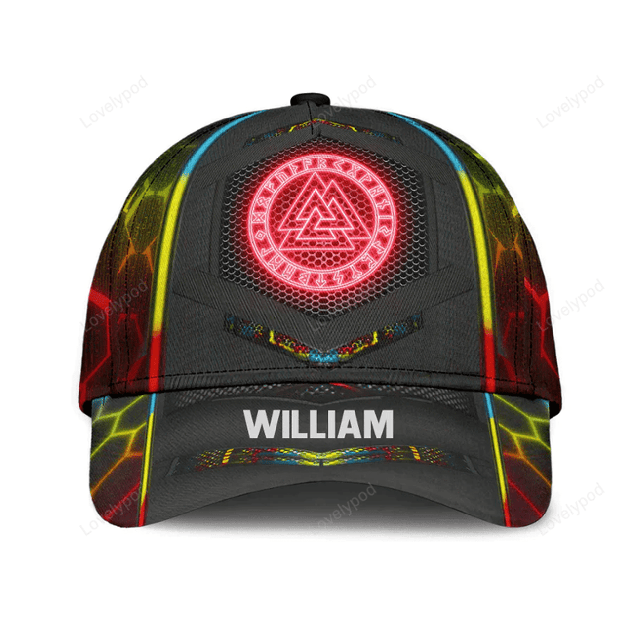 FUNSTUFFPRIT Personalized name Viking Classic Cap, Gift for Viking Lovers, Viking hat for men and women