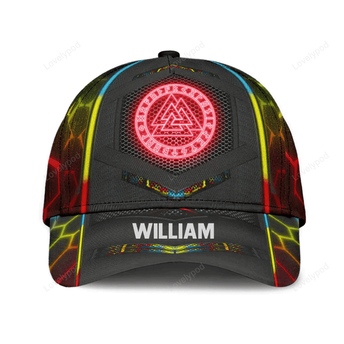 FUNSTUFFPRIT Personalized name Viking Classic Cap, Gift for Viking Lovers, Viking hat for men and women