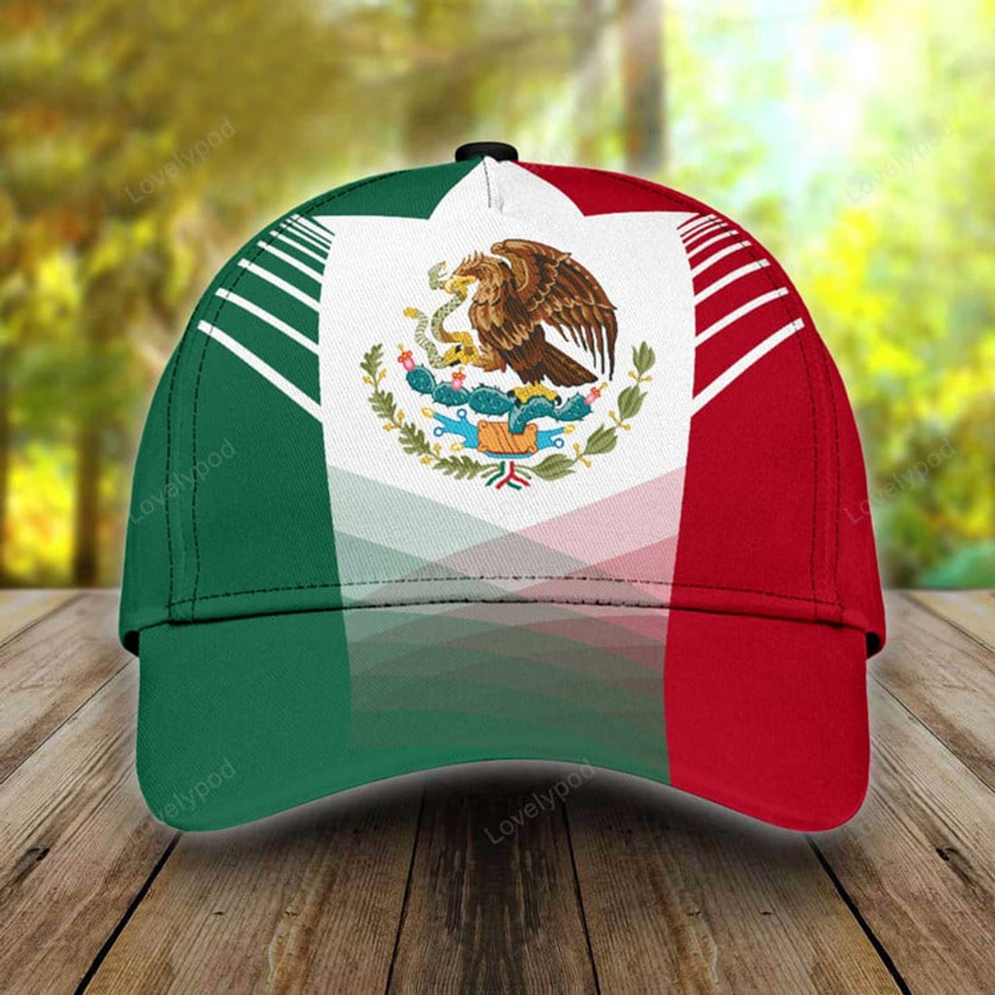 FUNSTUFFPRIT Mexico Classic Cap 3D All Over Printed For Men And Women, Mexican Hat Cap