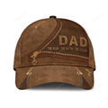 FUNSTUFFPRINT Personalized Father's Day Cap, Dad The man, The Myth, The Legend 3D Baseball Cap for Dad