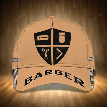 FUNSTUFFPRIT 3D All Over Printed Barber Cap Hat, Baseball Cap Hat For Barber, Best Gift For A Barber Man, Women Barber Gift