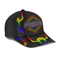 FUNSTUFFPRIT Pride Rainbow Color Baseball Cap For Lgbt, Pride Cap, Lgbt Accessories, Transgender Cap Hat