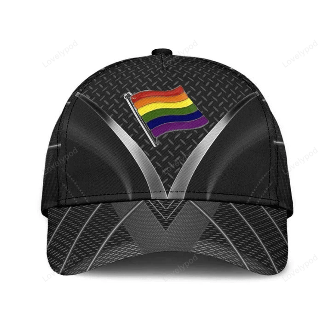 FUNSTUFFPRIT Lesbian Pride Baseball Cap, Lesbian Couple Accessories, Lgbt Classic Cap