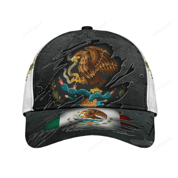 FUNSTUFFPRIT Customized 3D All Over Printed Mexican Hat Cap For Men And Women, Mexico Printed Hat Cap, Mexico Hat Baseball