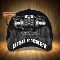 FUNSTUFFPRIT Personalized 3D Full Printed Baseball Cap Hat For A Disc Jockey, Dj Cap, Dj Hat For Him, Her