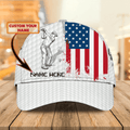 FUNSTUFFPRIT Personalized 3D Full Printed Baseball Cap For Golfer, Goft Men Caps, Golf Man Hat, Cool Golf Hats
