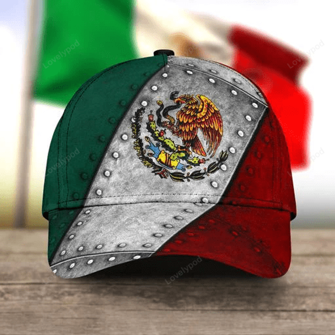 FUNSTUFFPRIT 3D Colorful Mexican Cap Hat, Baseball Mexico Hat Cap For Men And Women