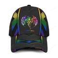FUNSTUFFPRIT Personalized Lgbt Baseball Cap, There're Different Ways To Be Beautiful Lgbt 3D Classic Cap Hatmized Guitar Classic Baseball 3D Cap For Guitarist, Lord Of The String All Over Print Guitar Cap Hat