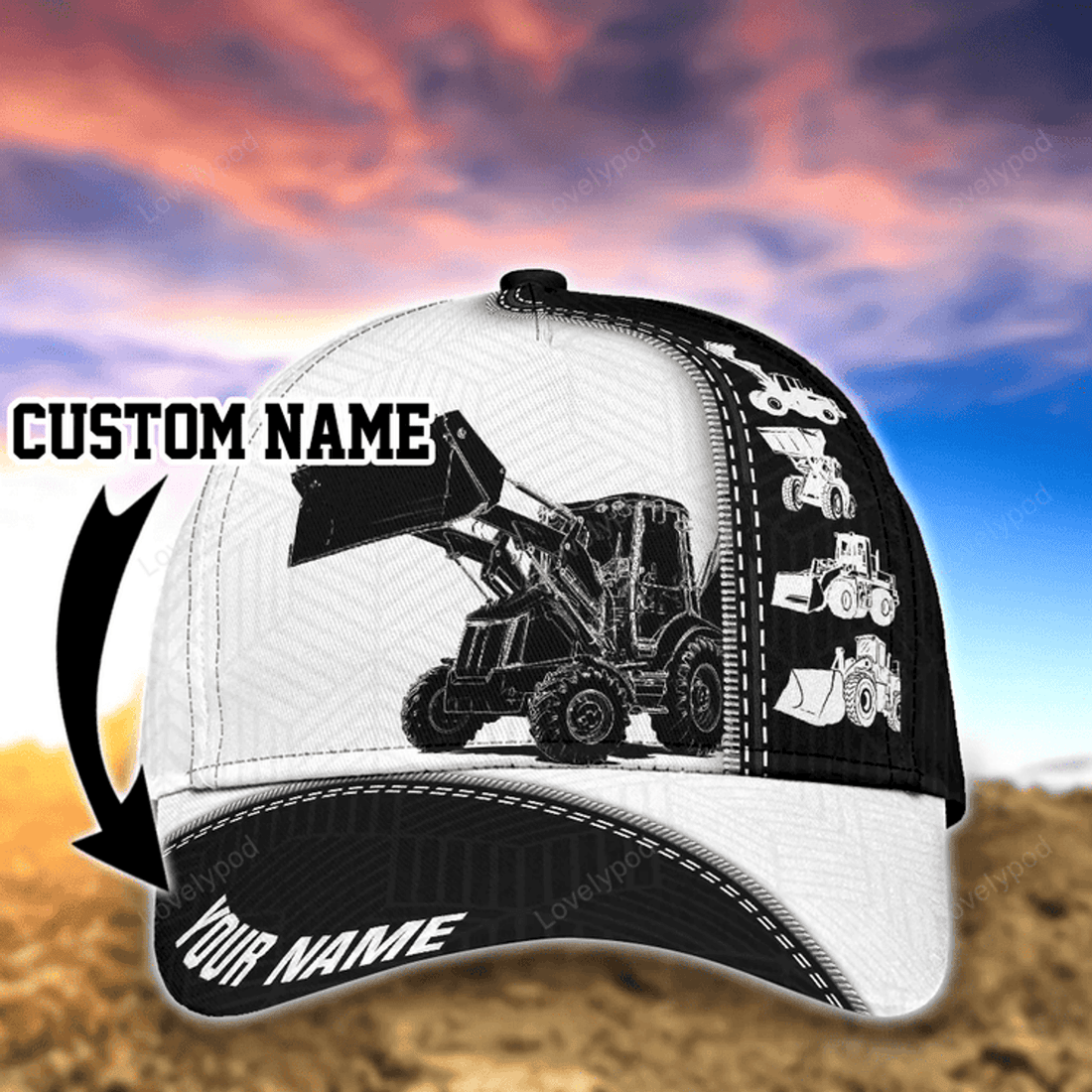 FUNSTUFFPRIT Custom Loader Classic Cap Hat For Men And Women, Loader Cap Hat