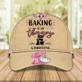 FUNSTUFFPRINT Personalized Baking Cap for Mom, Baking Hat for Her Birthday Gift for Baking Lover