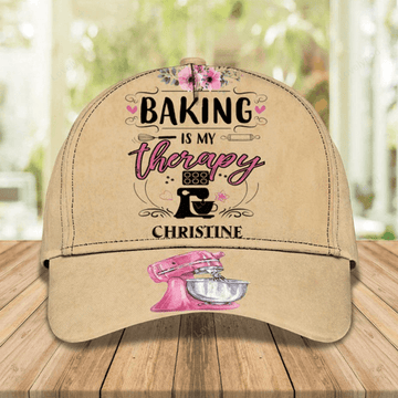 FUNSTUFFPRINT Personalized Baking Cap for Mom, Baking Hat for Her Birthday Gift for Baking Lover
