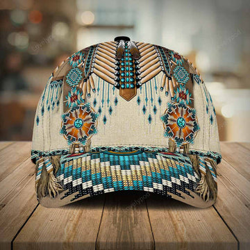 FUNSTUFFPRINT Native American Cap, Native American 3D Full Print Baseball Cap Hat