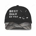 FUNSTUFFPRINT Best Dad By Par Classic Cap Hat Golf Baseball Cap Hat For Men And Women, Golf Cap Hat