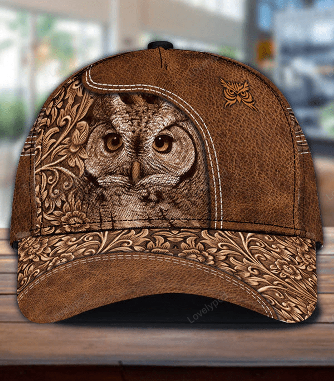 FUNSTUFFPRINT Personalized name Owl Classic Cap, Gift for Owl Lovers