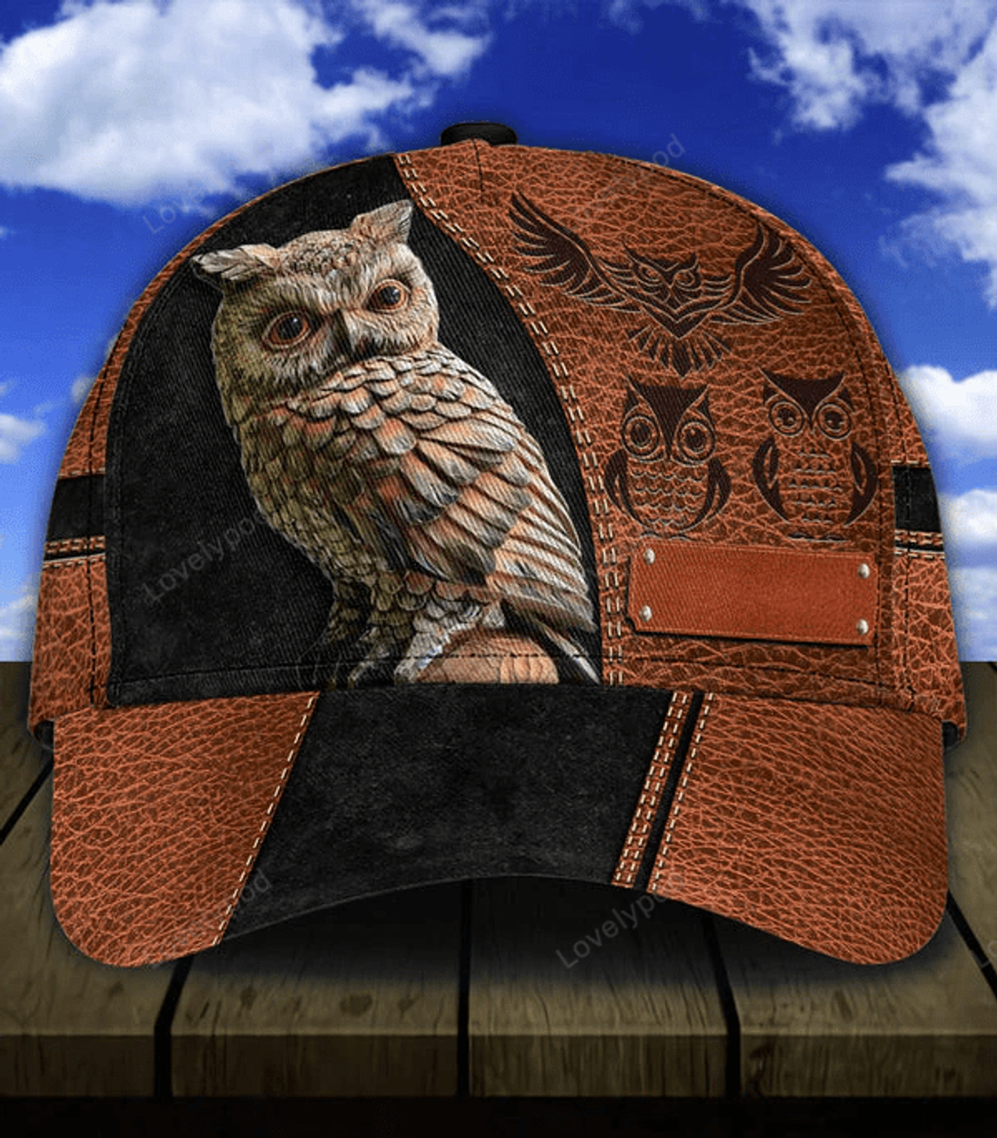 FUNSTUFFPRINT Personalized Owl Classic Cap, Custom name Gift for Owl Lovers