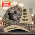 FUNSTUFFPRINT Personalized Name Boar Hunterholic Classic Cap, Gift for Hunting lover