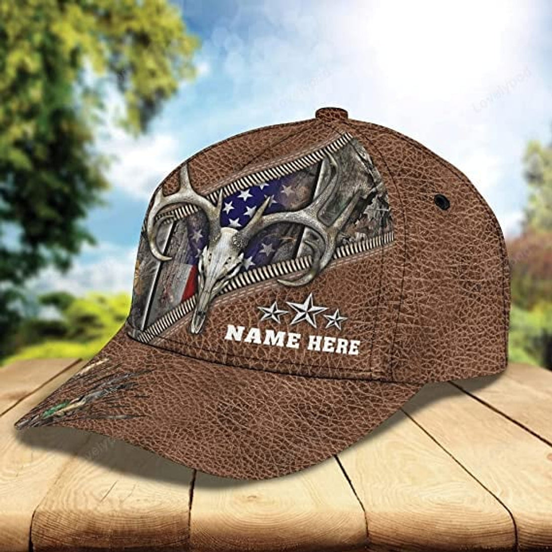 FUNSTUFFPRINT Vintage Hunting Graphic Print Hats for Hunters, Mens Women's 3D classic cap