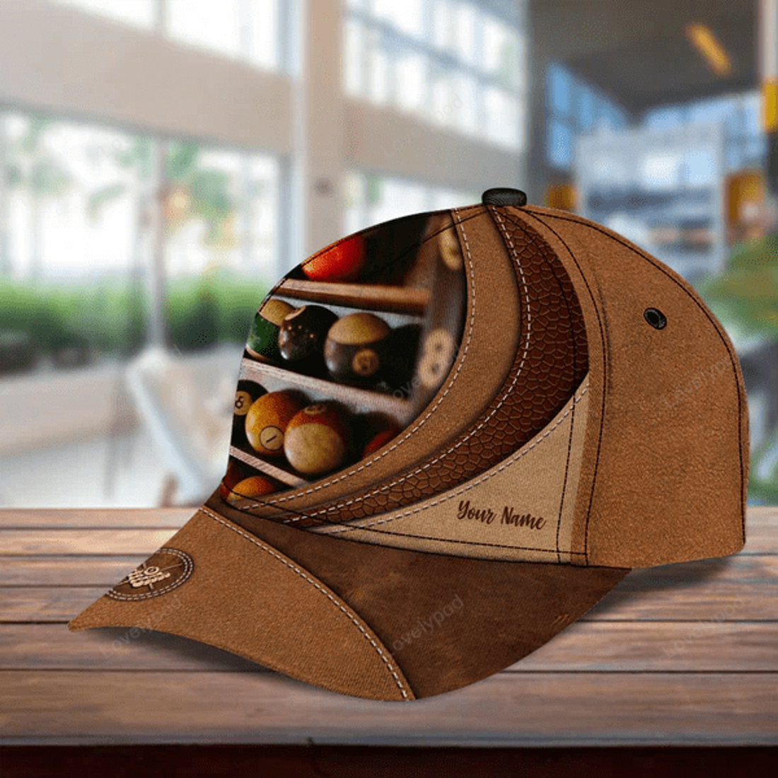 FUNSTUFFPRINT Personalized Billiard Classic Cap, Gift for Billiard Snooker Lovers, Billiard Snooker Players for men and women