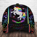 FUNSTUFFPRINT Baseball LGBT Pride 3D All Over Print Cap I Licked It So It's Mine Classic Cap, Lgbt Pride Accessories