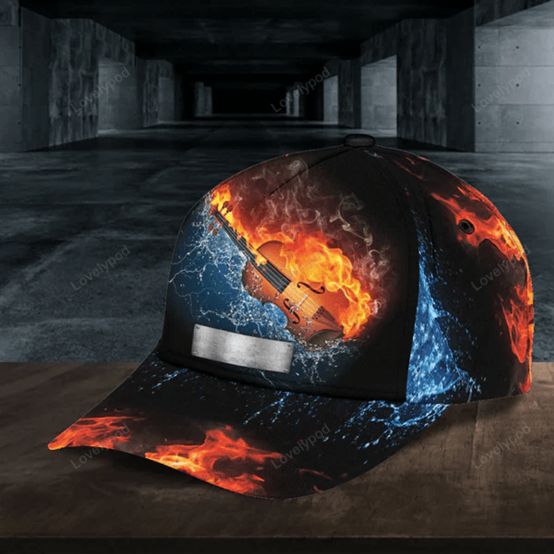 FUNSTUFFPRINT Personalized Violin Classic Cap, Gift for Music Lovers, Violin Lovers