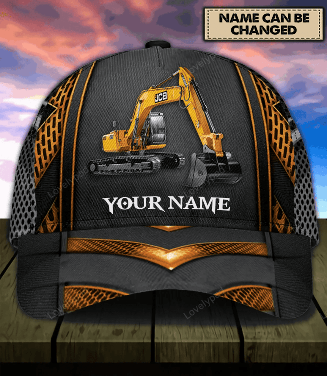 FUNSTUFFPRIT Personalized Excavator Classic Cap, Excavator hat for Men